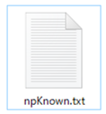 npKnown.txt ファイル
